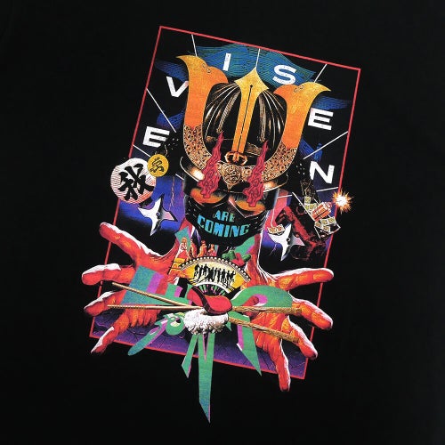 EVISEN T-SHIRT エビセン Tシャツ COMING BLACK スケートボード スケボー 1