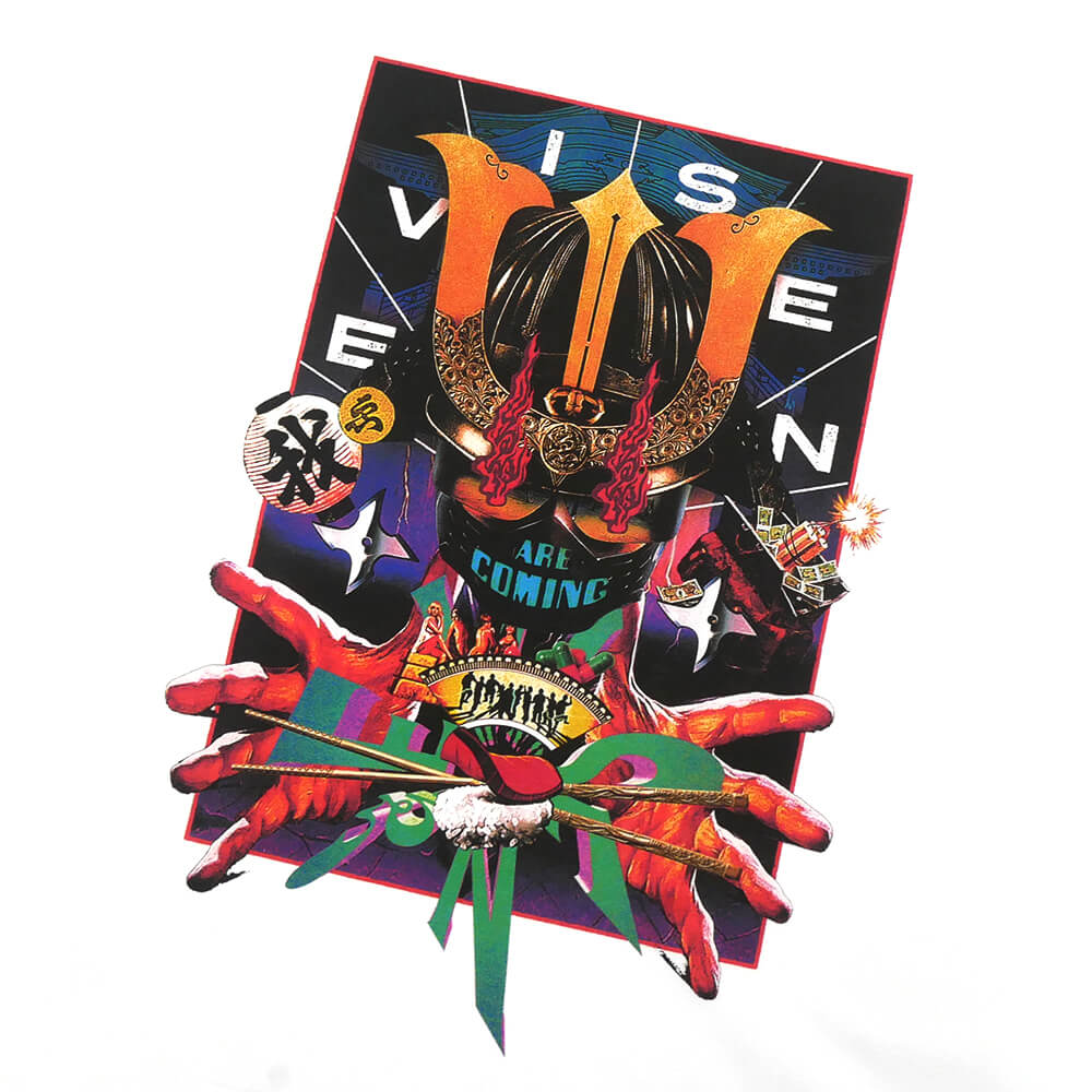 EVISEN T-SHIRT エビセン Tシャツ COMING WHITE スケートボード スケボー 1