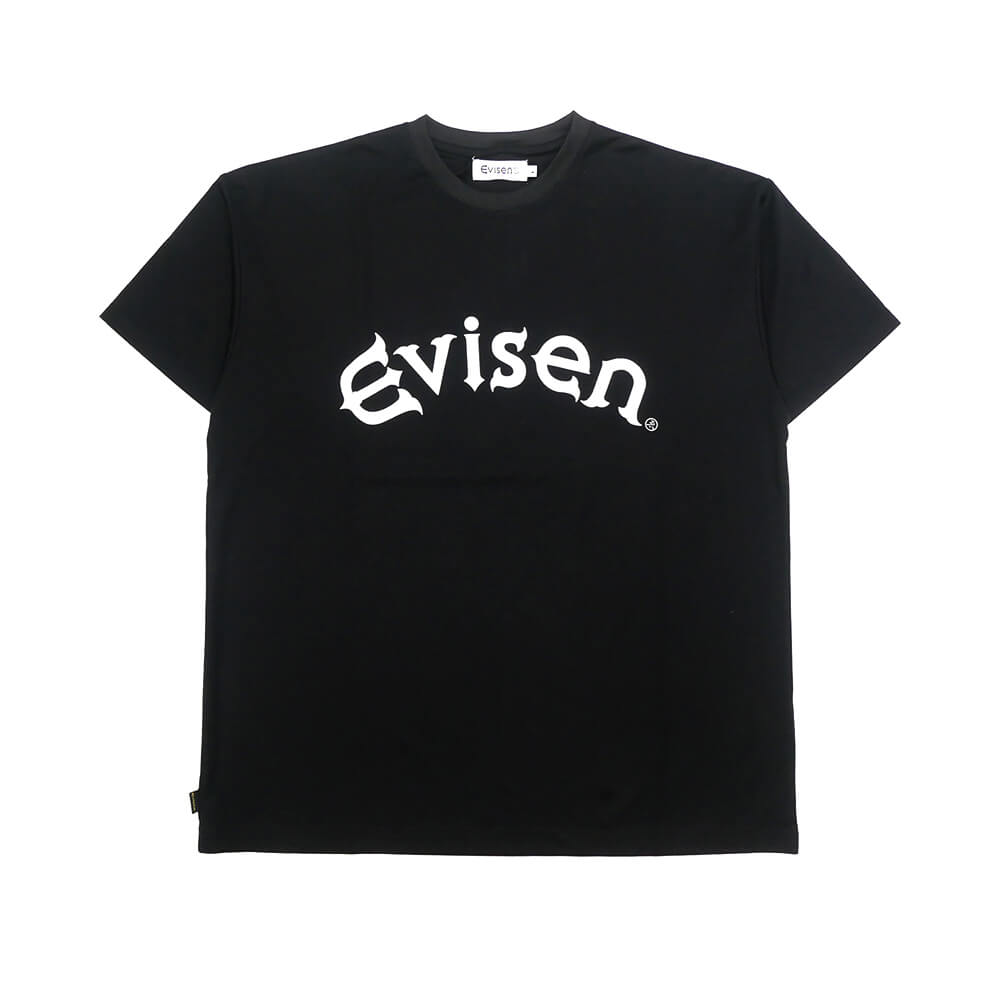EVISEN T-SHIRT エビセン Tシャツ ARCH LOGO TECH BLACK スケート