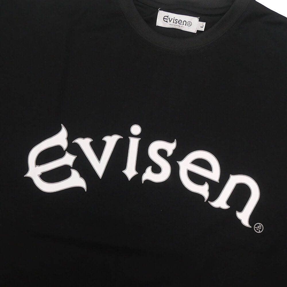 EVISEN T-SHIRT エビセン Tシャツ ARCH LOGO TECH BLACK スケートボード スケボー 1