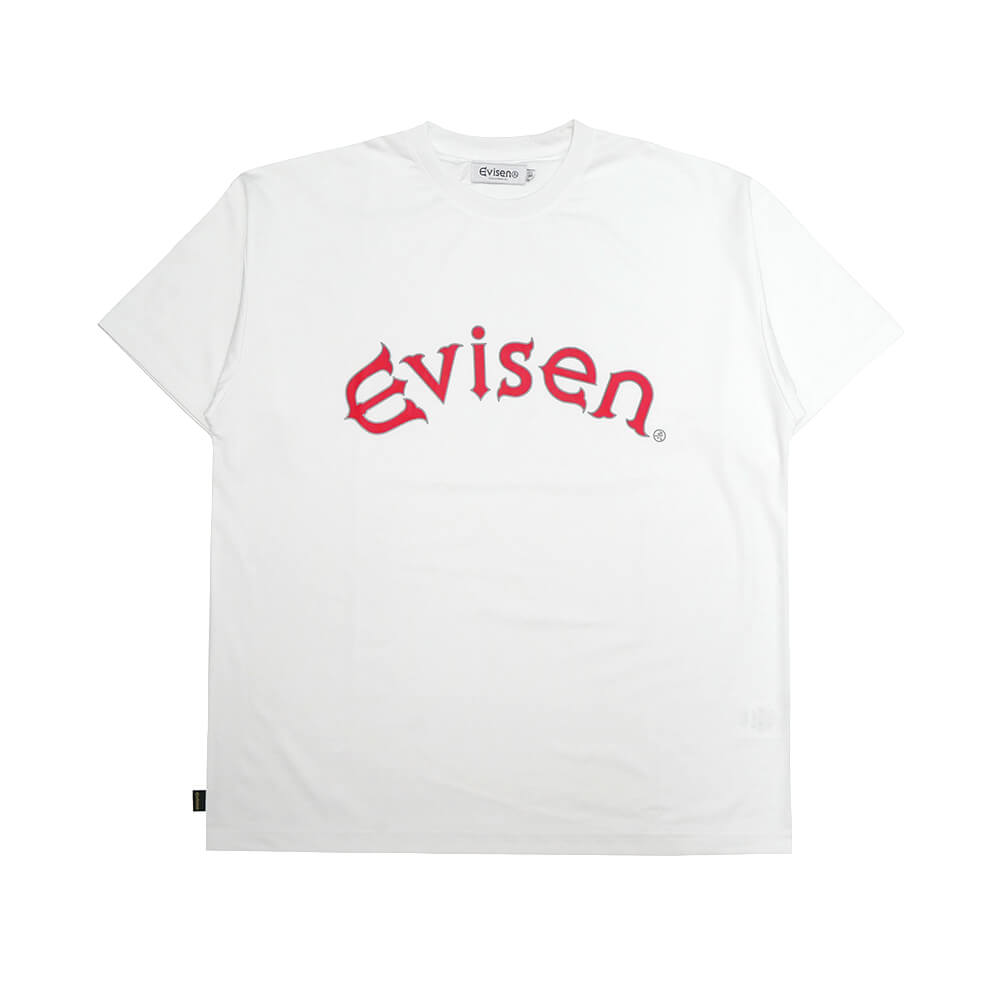 EVISEN T-SHIRT エビセン Tシャツ ARCH LOGO TECH WHITE スケートボード スケボー 