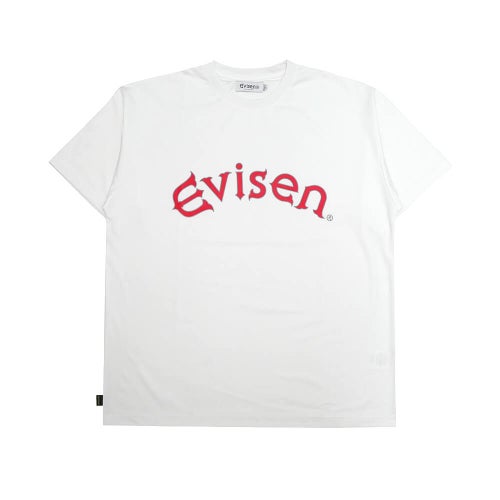 EVISEN T-SHIRT エビセン Tシャツ ARCH LOGO TECH WHITE スケートボード スケボー 