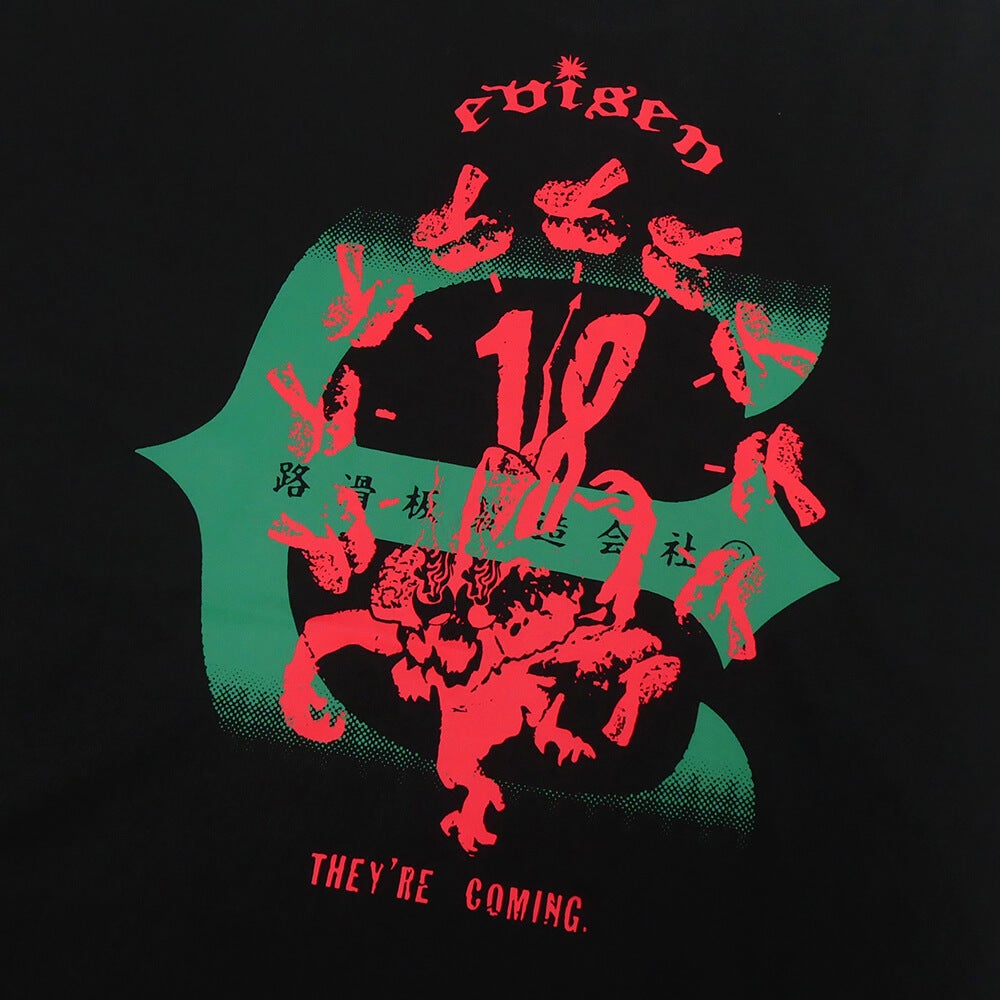 EVISEN T-SHIRT エビセン Tシャツ 18 SUSHI BLACK スケートボード スケボー 3