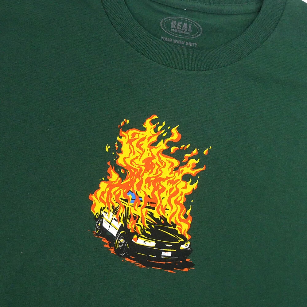 REAL T-SHIRT リアル Tシャツ PIG ROAST FOREST スケートボード スケボー 1