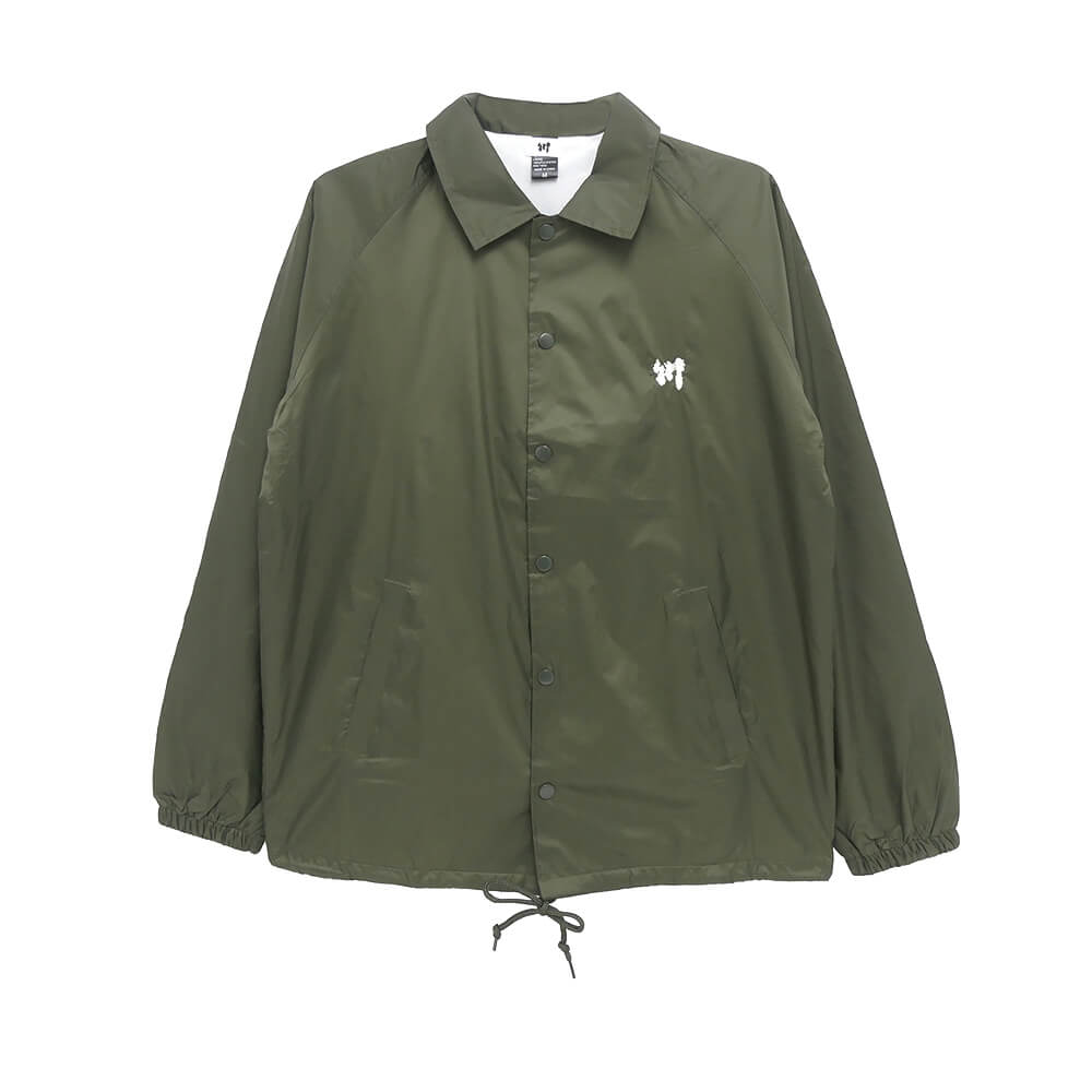 KAWA JACKET 川 ジャケット KAWA COACH GREEN スケートボード スケボー 