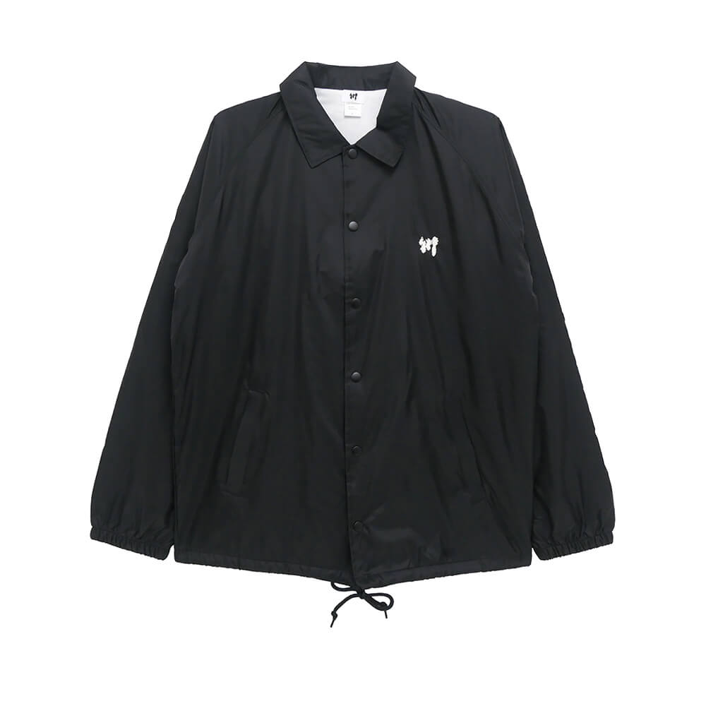 KAWA JACKET 川 ジャケット KAWA COACH BLACK スケートボード スケボー 