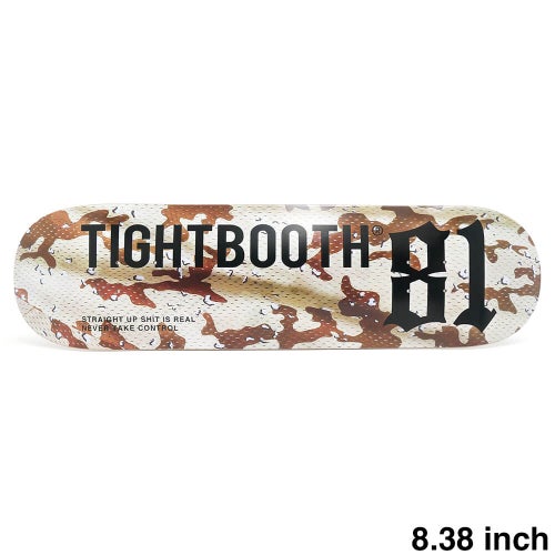 TIGHTBOOTH（TBPR）DECK タイトブース デッキ TEAM CODE 81 8.38 スケートボード スケボー 1