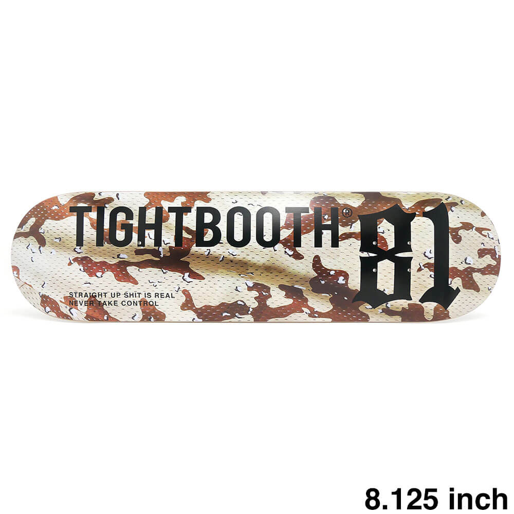 TIGHTBOOTH（TBPR）DECK タイトブース デッキ TEAM CODE 81 8.125 スケートボード スケボー 1