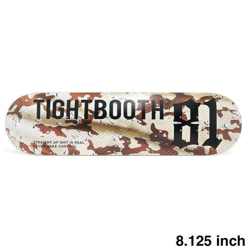 TIGHTBOOTH（TBPR）DECK タイトブース デッキ TEAM CODE 81 8.125 スケートボード スケボー 1