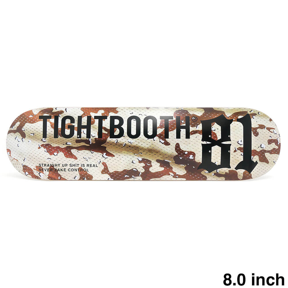 TIGHTBOOTH（TBPR）DECK タイトブース デッキ TEAM CODE 81 8.0 スケートボード スケボー 1