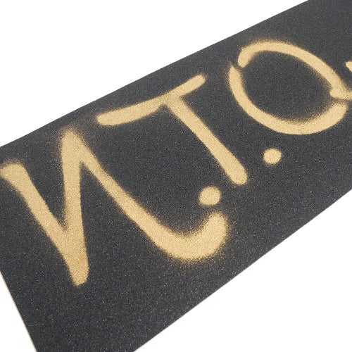 N.T.ORIGINAL DECKTAPE エヌティーオリジナル デッキテープ BIG LOGO STENCIL GRIPTAPE（9inch x 33inch）GOLD スケートボード スケボー 3
