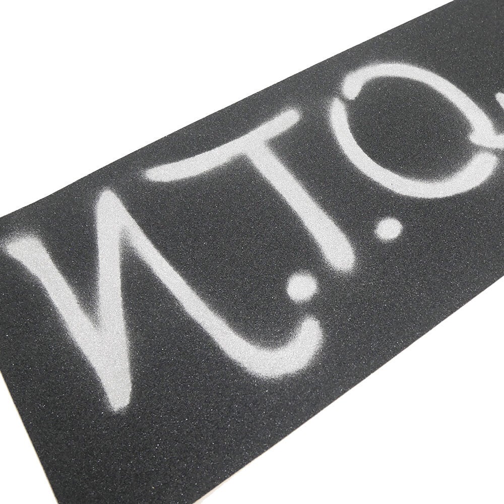 N.T.ORIGINAL DECKTAPE エヌティーオリジナル デッキテープ BIG LOGO STENCIL GRIPTAPE（9inch x 33inch）SILVER スケートボード スケボー 3