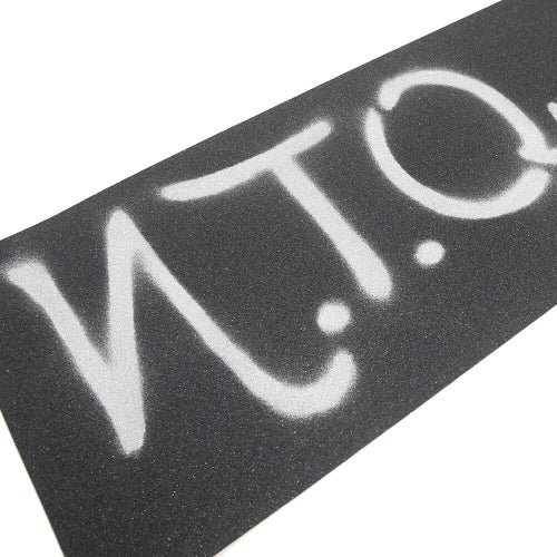 N.T.ORIGINAL DECKTAPE エヌティーオリジナル デッキテープ BIG LOGO STENCIL GRIPTAPE（9inch x 33inch）SILVER スケートボード スケボー 3