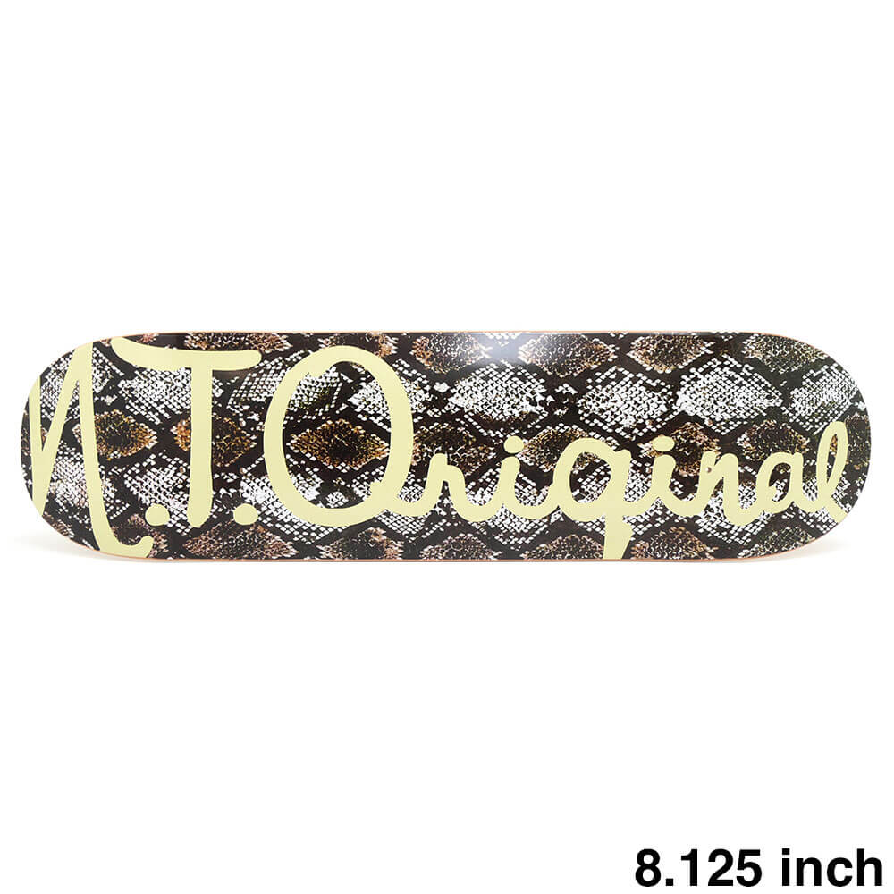 N.T.ORIGINAL DECK エヌティーオリジナル デッキ TEAM LOGO SNAKE 8.125 スケートボード スケボー 1