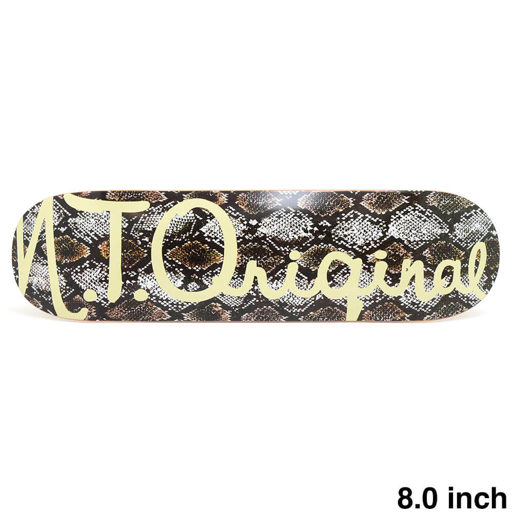 N.T.ORIGINAL DECK エヌティーオリジナル デッキ TEAM LOGO SNAKE 8.0 スケートボード スケボー 1