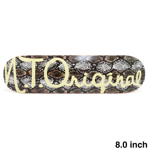 N.T.ORIGINAL DECK エヌティーオリジナル デッキ TEAM LOGO SNAKE 8.0 スケートボード スケボー 1
