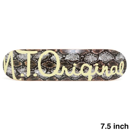 N.T.ORIGINAL DECK エヌティーオリジナル デッキ TEAM LOGO SNAKE 7.5 スケートボード スケボー 1