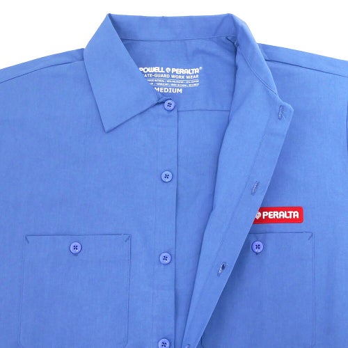 POWELL PERALTA SHORT SLEEVE SHIRTS パウエルペラルタ 半袖シャツ SKATEBOARD SKELETON WORK BLUE スケートボード スケボー 4