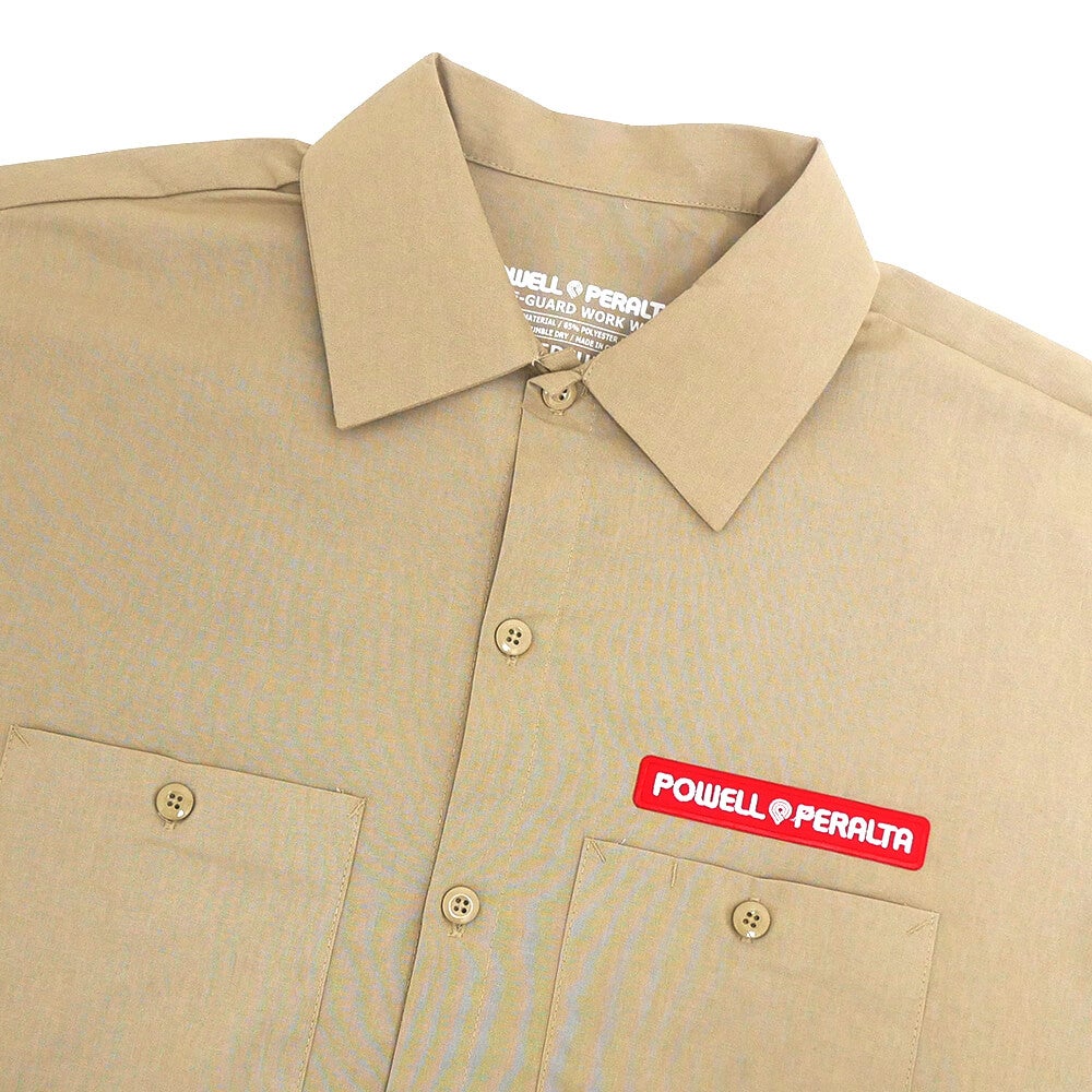 POWELL PERALTA SHORT SLEEVE SHIRTS パウエルペラルタ 半袖シャツ SUPREME WORK KHAKI スケートボード スケボー 2
