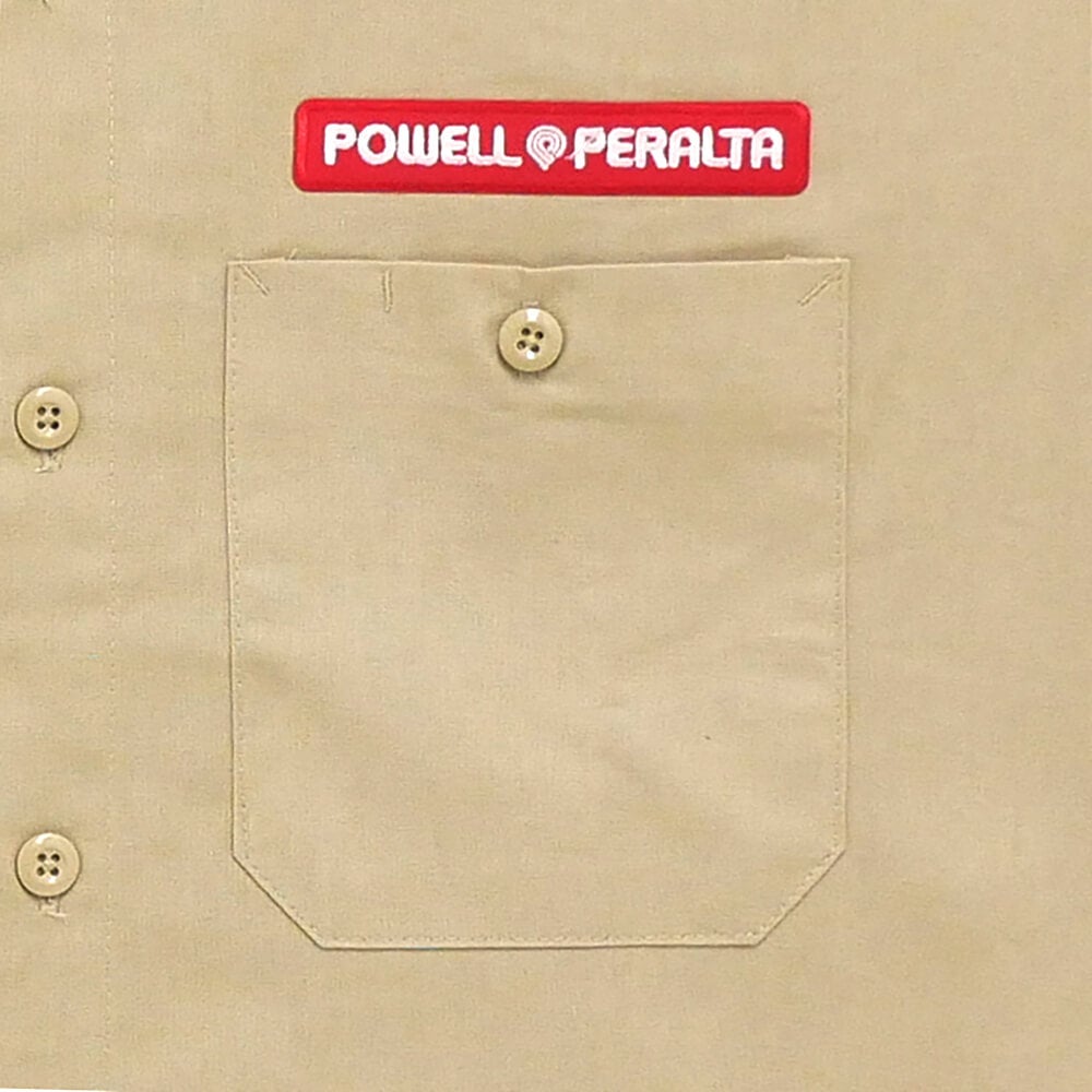 POWELL PERALTA SHORT SLEEVE SHIRTS パウエルペラルタ 半袖シャツ SUPREME WORK KHAKI スケートボード スケボー 3