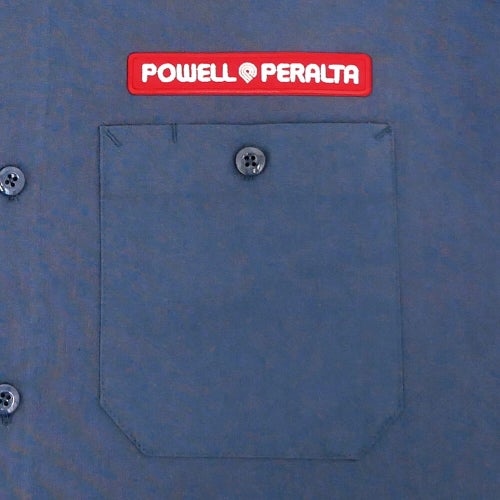 POWELL PERALTA SHORT SLEEVE SHIRTS パウエルペラルタ 半袖シャツ WINGED RIPPER WORK NAVY スケートボード スケボー 3