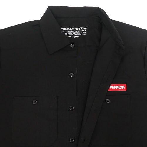 POWELL PERALTA SHORT SLEEVE SHIRTS パウエルペラルタ 半袖シャツ RIPPER WORK BLACK スケートボード スケボー 4