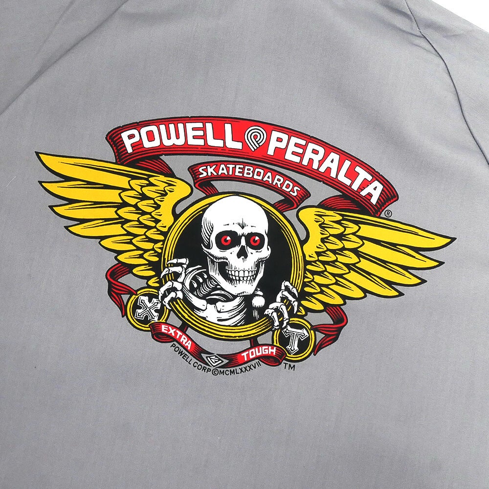 POWELL PERALTA JACKET パウエルペラルタ ジャケット OG WINGED RIPPER GREY スケートボード スケボー 7