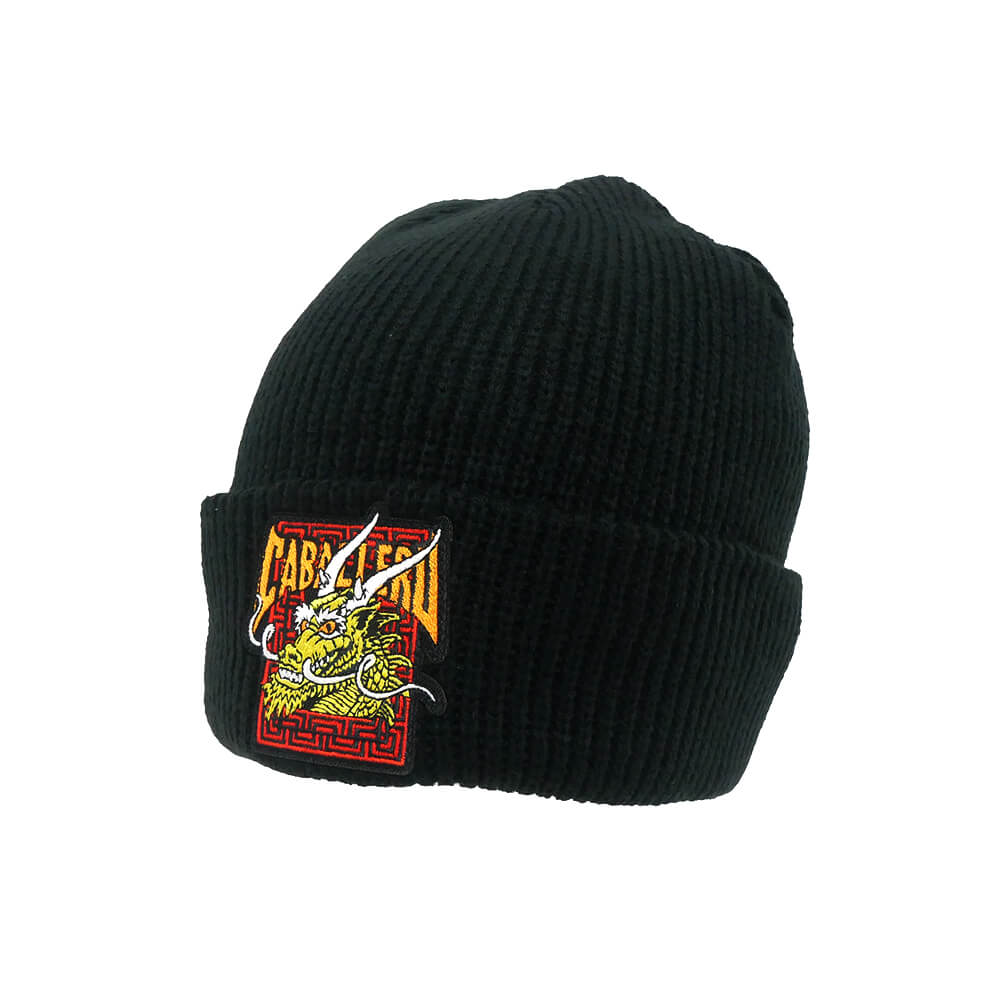 POWELL PERALTA KNITCAP パウエルペラルタ ニットキャップ CABALLERO STREET DRAGON BEANIE BLACK スケートボード スケボー 1