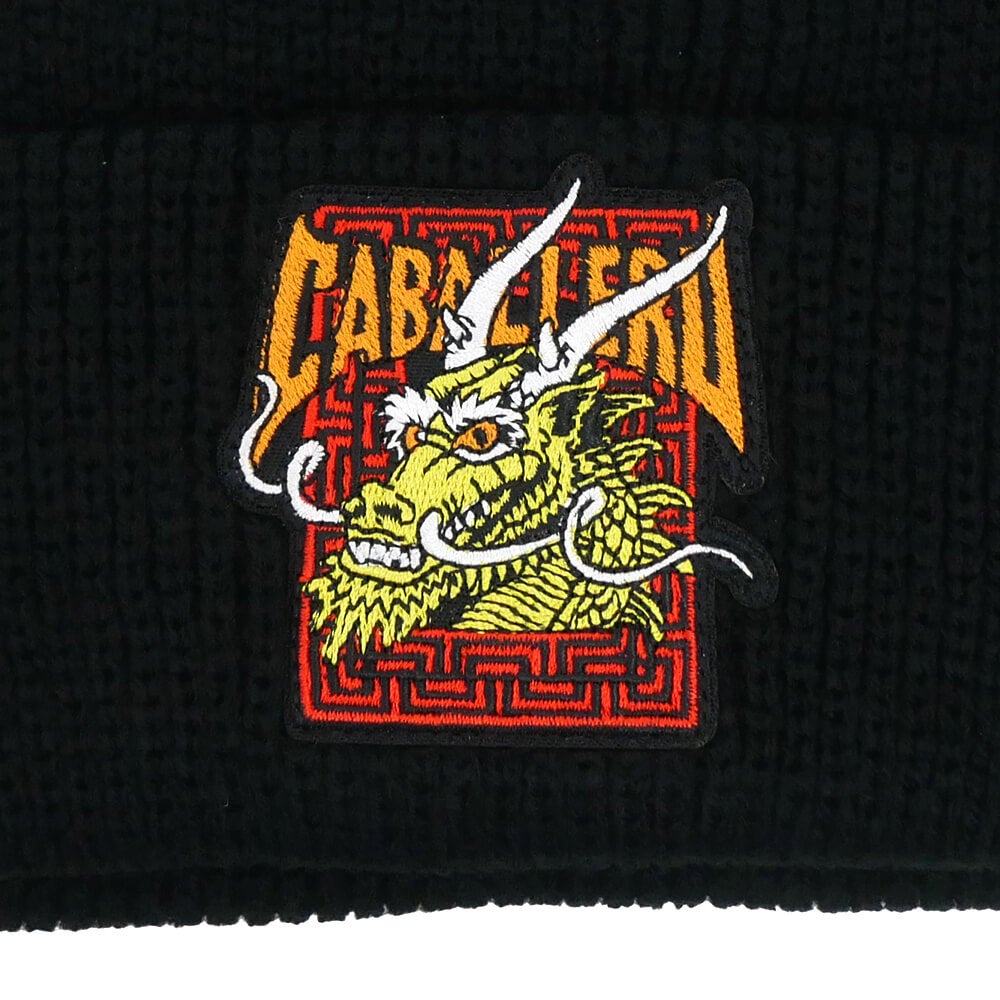 POWELL PERALTA KNITCAP パウエルペラルタ ニットキャップ CABALLERO STREET DRAGON BEANIE BLACK スケートボード スケボー 2
