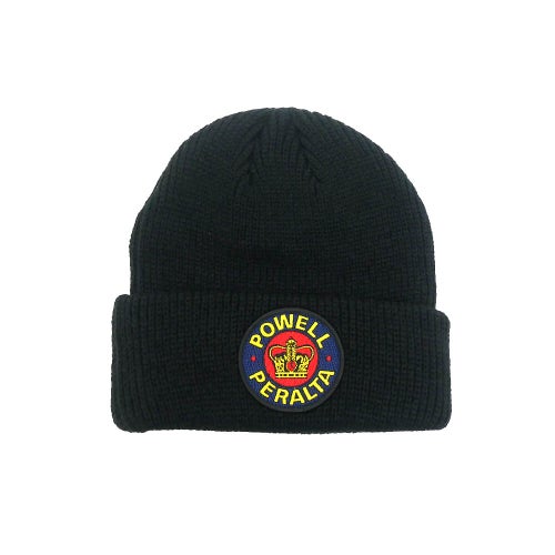 POWELL PERALTA KNITCAP パウエルペラルタ ニットキャップ SUPREME BEANIE BLACK スケートボード スケボー 
