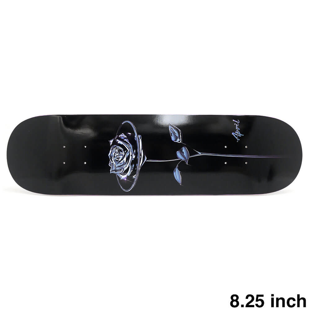 APRIL DECK エイプリル デッキ TEAM CHROME ROSE BLACK 8.25 スケートボード スケボー 1