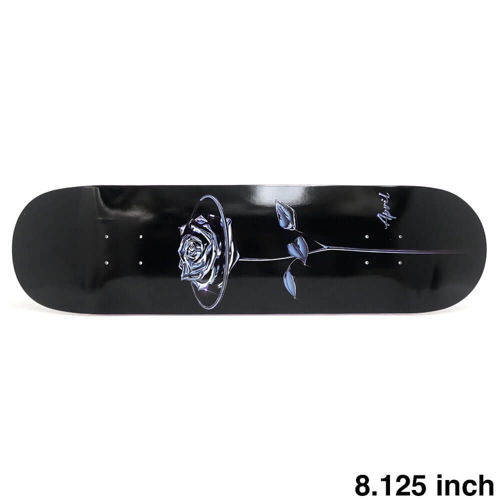 APRIL DECK エイプリル デッキ TEAM CHROME ROSE BLACK 8.125 スケートボード スケボー 1