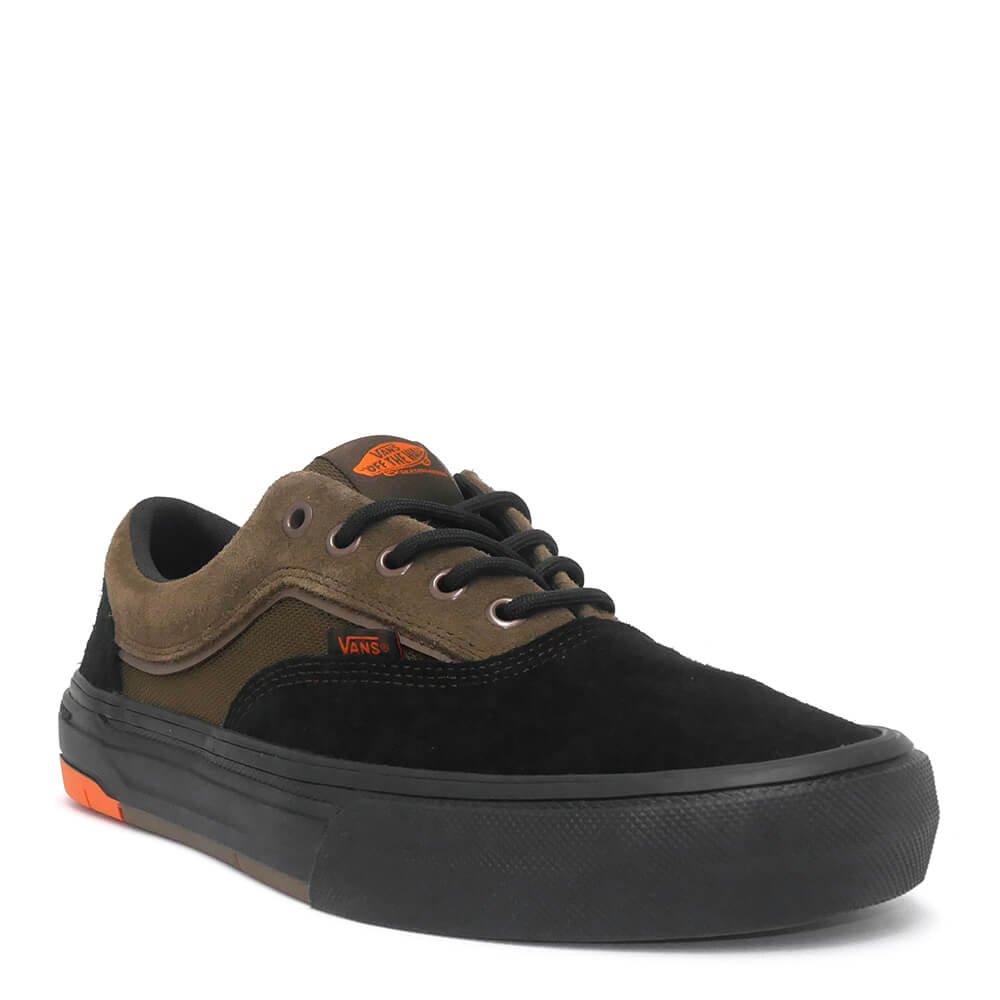 VANS SHOES バンズ シューズ スニーカー SKATE ERA WAFFLECUP BLACK/BROWN（US企画） スケートボード スケボー 1