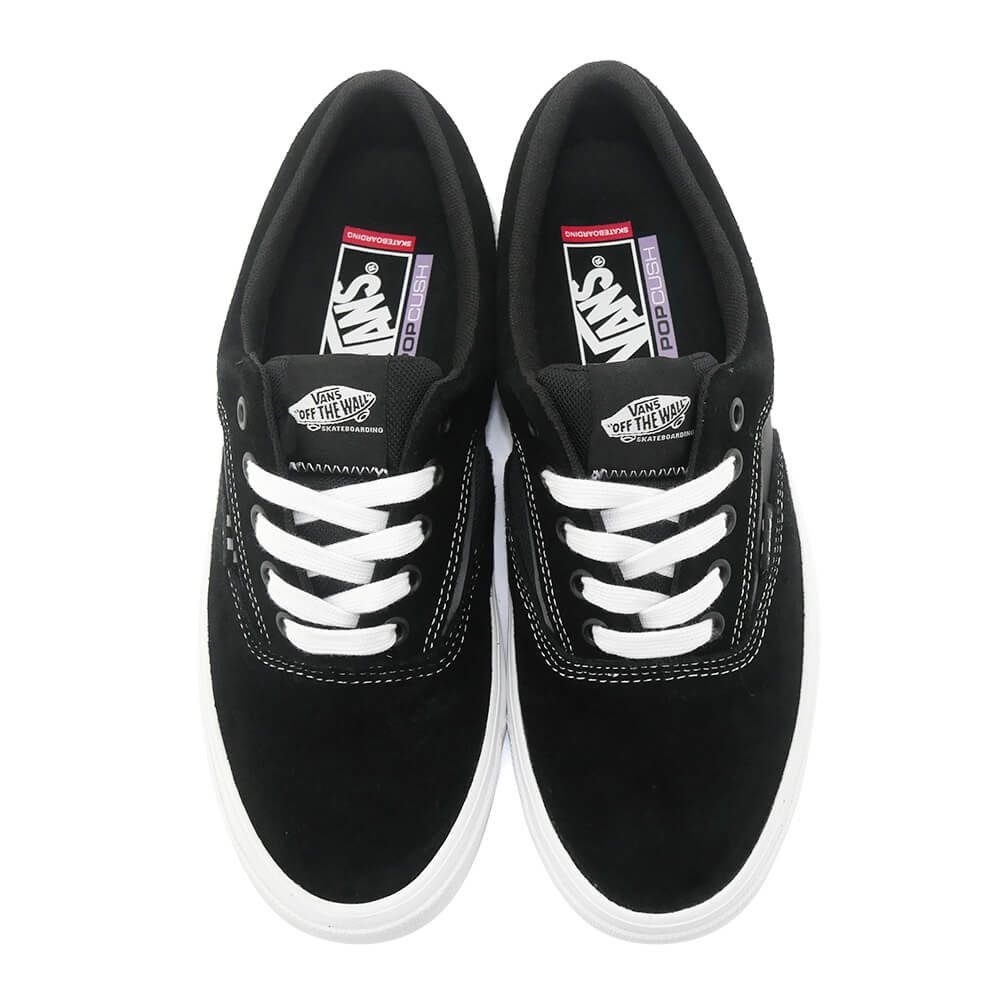 VANS SHOES バンズ シューズ スニーカー SKATE ERA WAFFLECUP BLACK/WHITE（US企画） スケートボード スケボー 2