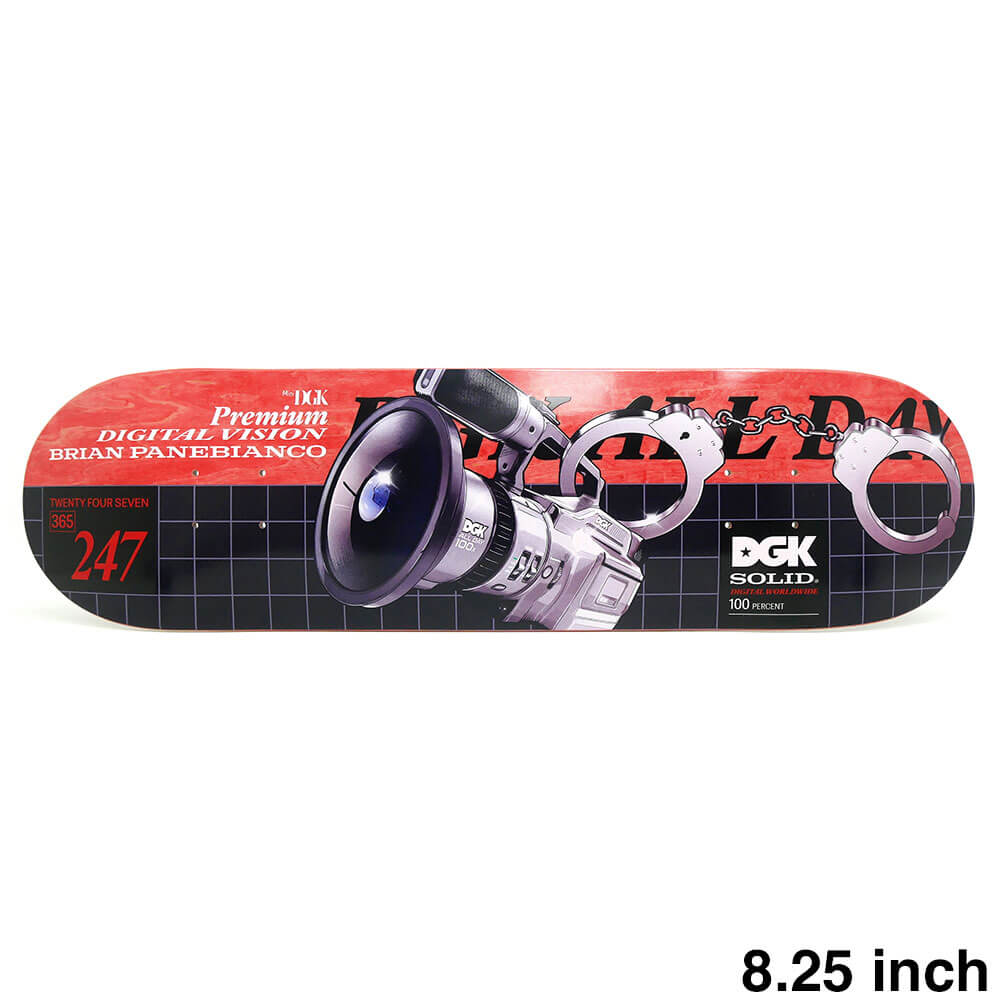 DGK DECK ディージーケー デッキ BRIAN PANEBIANCO PREMIUM VISION 8.25 スケートボード スケボー 1