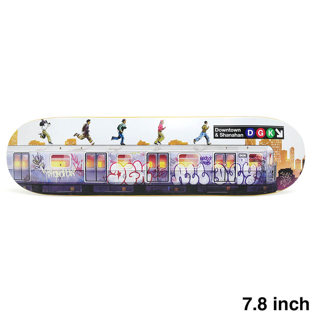 DGK DECK ディージーケー デッキ JOHN SHANAHAN FOOT PATROL 7.8 スケートボード スケボー 1