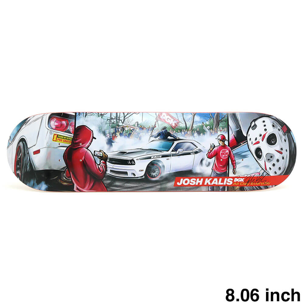 DGK デッキ 8.06 DGK DECK ディージーケー デッキ JOSH KALIS OVERSTEER 8.06 スケート
