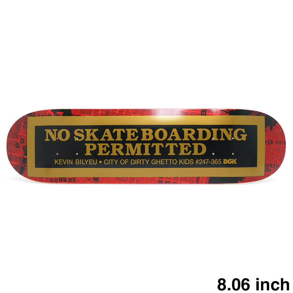 DGK DECK ディージーケー デッキ KEVIN BILYEU ORDINANCE 8.06 スケートボード スケボー 1