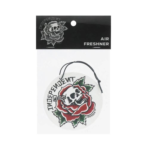 INDEPENDENT AIR FRESHENER インディペンデント エアフレッシュナー DRESSEN SKULL ROSE AIR FRESHENER WHITE スケートボード スケボー 1