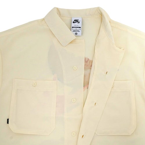 NIKE SB S/S SHIRT ナイキSB 半袖シャツ SB TRY IT BUTTON UP COCONUT MILK スケートボード スケボー3