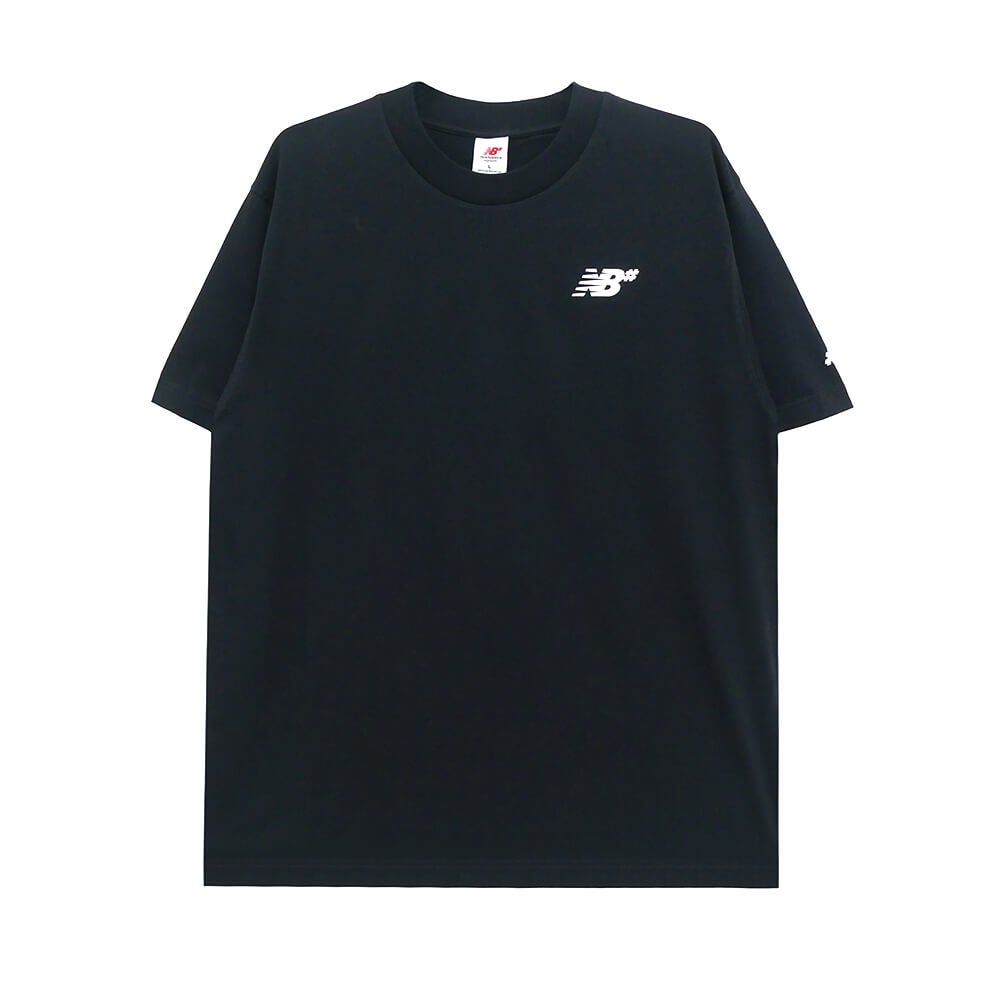 NEW BALANCE NUMERIC T-SHIRT ニューバランス ヌメリック Tシャツ SMALL LOGO BLACK スケートボード スケボー 