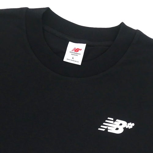 NEW BALANCE NUMERIC T-SHIRT ニューバランス ヌメリック Tシャツ SMALL LOGO BLACK スケートボード スケボー 1