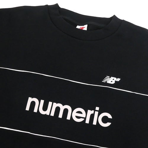 NEW BALANCE NUMERIC CREW SWEAT ニューバランス ヌメリック トレーナー TEAM CREW BLACK スケートボード スケボー 1
