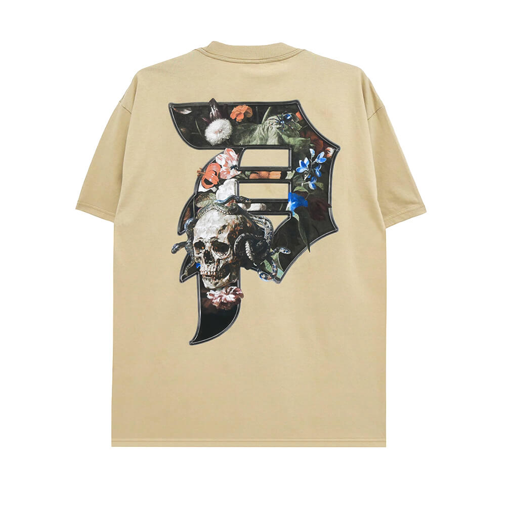 PRIMITIVE T-SHIRT プリミティブ Tシャツ RISING DIRTY P WHITE