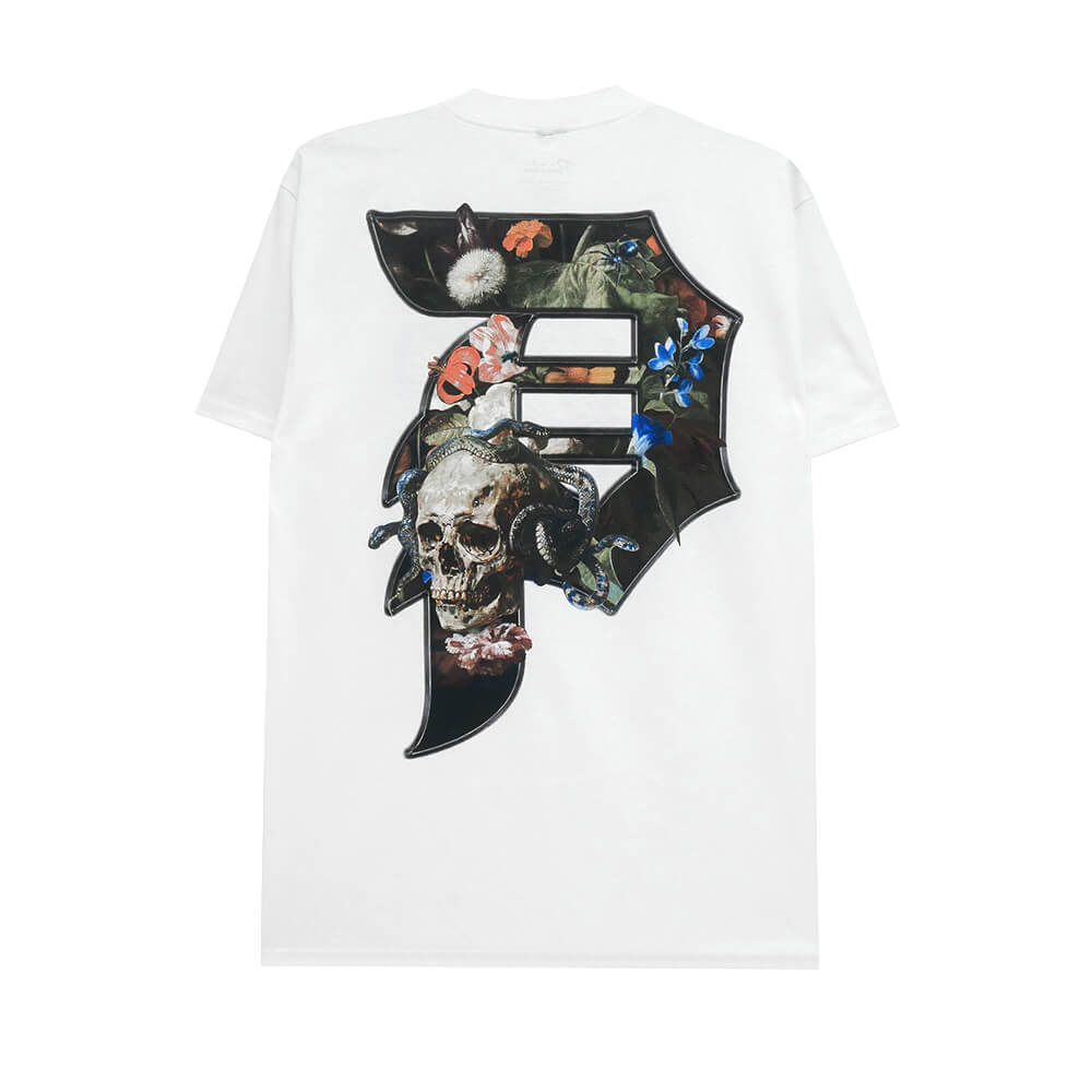 PRIMITIVE T-SHIRT プリミティブ Tシャツ EXIST WHITE スケートボード スケボー 