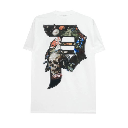 PRIMITIVE T-SHIRT プリミティブ Tシャツ EXIST WHITE スケートボード スケボー 