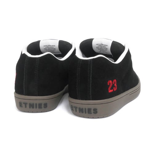 ETNIES SHOES エトニーズ シューズ スニーカー SAL23 BLACK/WHITE/RED スケートボード スケボー 3