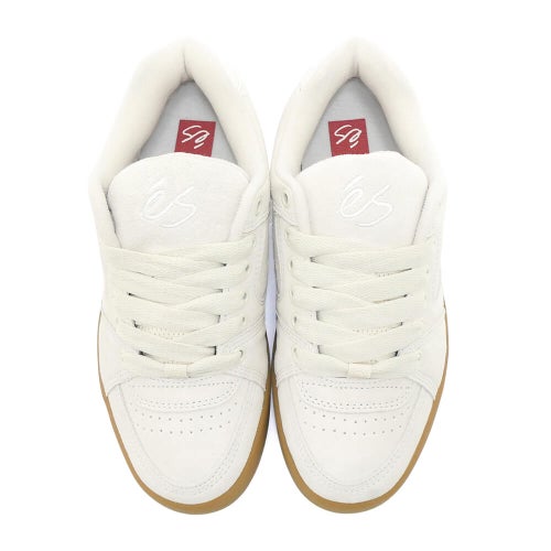 ES SHOES エス シューズ スニーカー アクセル ACCEL WHITE/GUM スケートボード スケボー　2