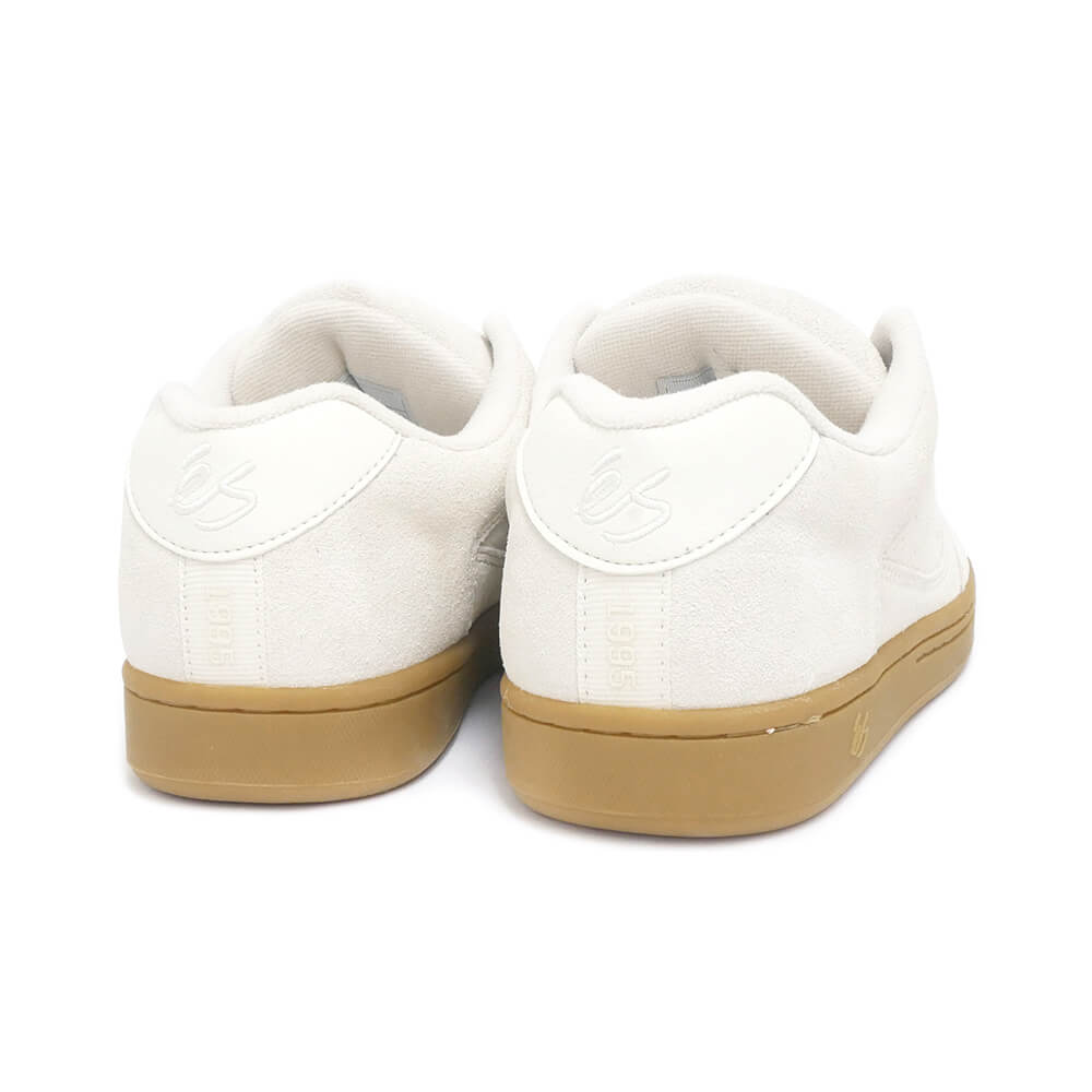 ES SHOES エス シューズ スニーカー アクセル ACCEL WHITE/GUM スケートボード スケボー　3