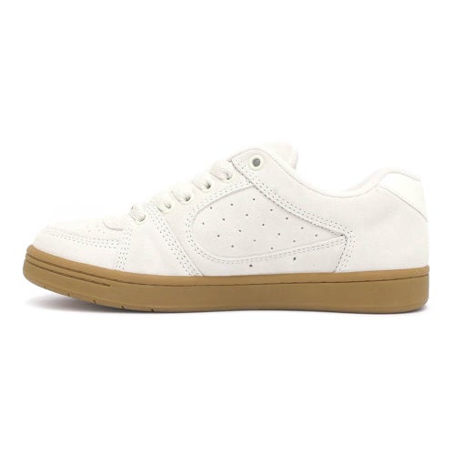 ES SHOES エス シューズ スニーカー アクセル ACCEL WHITE/GUM スケートボード スケボー　5